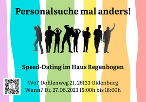 Speed-Dating für Interessentinnen und Interessenten im Haus Regenbogen. Foto: Haus Regenbogen